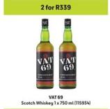 Vat 69 - Scotch Whiskey offers at R 339 in Makro