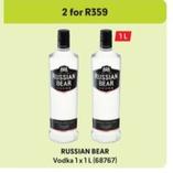 Russian Bear - Vodka offers at R 359 in Makro