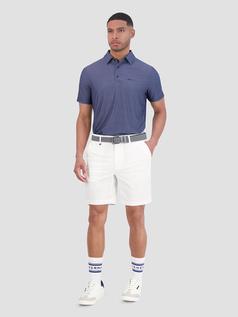 Mini Stripes Tech Jersey Sports Fit Polo - Navy offers at R 79 in Ben Sherman