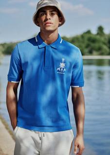 B by Ben Sherman Sports Club Embroidered Polo - Blue offers at R 79 in Ben Sherman