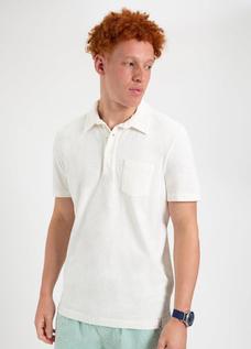 Garment Dye Beatnik Polo - White offers at R 35 in Ben Sherman