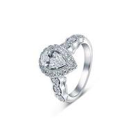 Pear shape Halo Diamond ring offers at R 63995 in Deonne le Roux