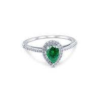 Pear Shape Emerald ring offers at R 26995 in Deonne le Roux