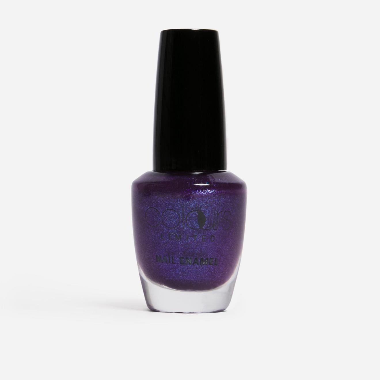 Women's Purple 'Shine' Glitter Nail Enamel offers at R 14,99 in Exact