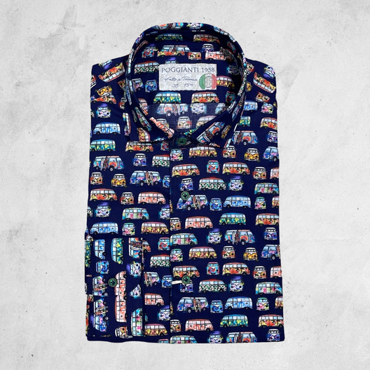 Poggianti Long Sleeve Shirt Taxi Print offers at R 4250 in Geri