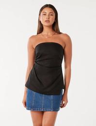 Bess Linen Bandeau Top offers at R 595 in Forever New