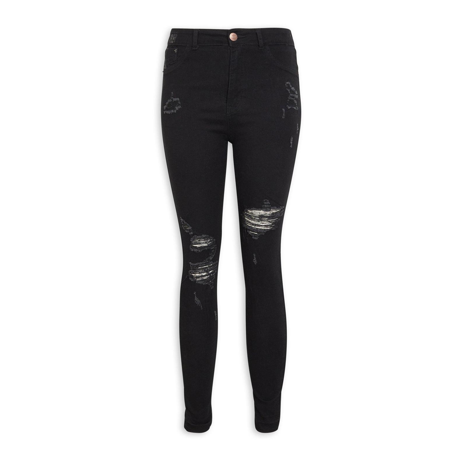 Black Ripped Jegging offers at R 360 in Identity