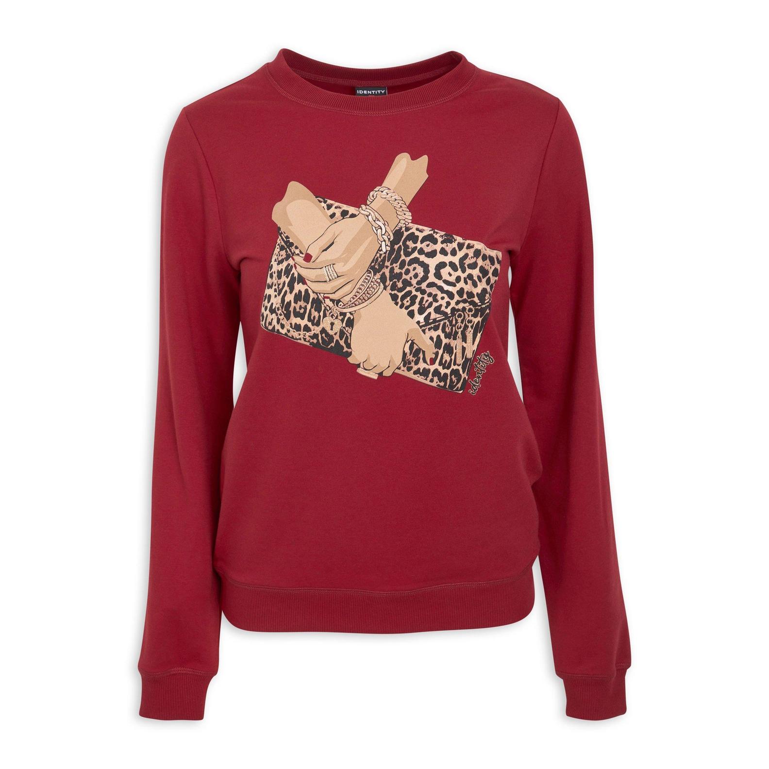 Red Graphic Crew Sweat offers at R 260 in Identity