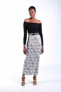 Belted Slimline Maxi Skirt offers at R 999 in Jo Borkett