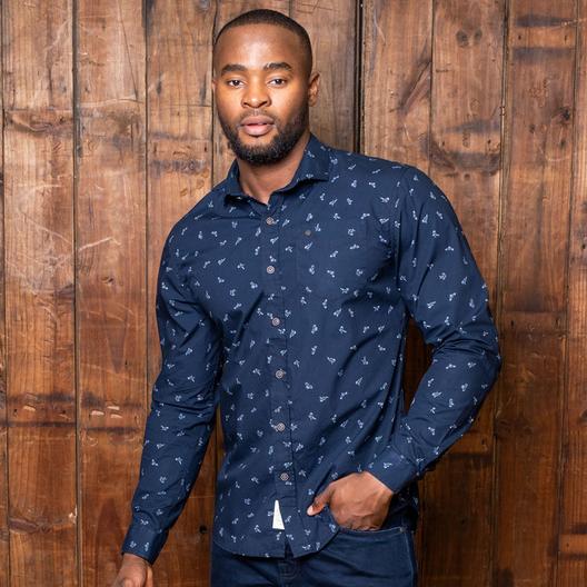 African Harrier Slim Fit Shirt Midnight offers at R 1099,95 in Kingsley Heath