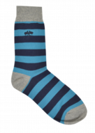 Blue/Navy Broad Stripe Socks offers at R 199 in Kurt Geiger