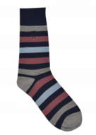Dusty Pink/navy Striped Socks offers at R 199 in Kurt Geiger