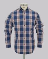 Navy/Pink Big Bold Slim Fit Check Shirt offers at R 795 in Kurt Geiger