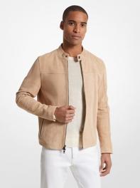 Suede Racer Jacket offers at R 17615 in Michael Kors