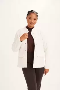 BOUCLE JACKET WHITE offers at R 559 in Miladys