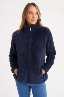 CORAL FLEECE JACKET NAVY offers at R 399 in Miladys