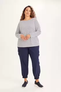 STRETCH CARGO PANTS NAVY offers at R 459 in Miladys