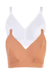 2 PACK NON WIRE NON PADDED BRAS offers at R 369 in Miladys