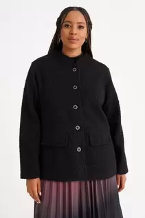 BOUCLE JACKET BLACK offers at R 447,2 in Miladys