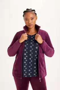 FLEECE JACKET PLUM offers at R 399,2 in Miladys