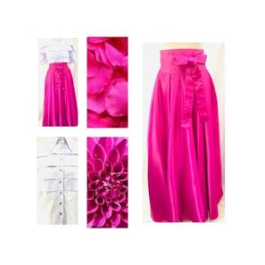 Hot Pink Kate Skirt with matching Belt offers at R 1899 in Salvation