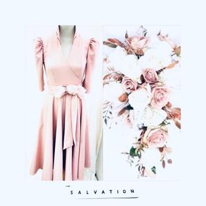 Dusty Pink Lilly Wrap Dress offers at R 1899 in Salvation