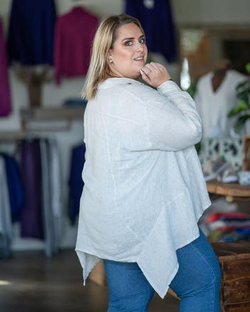 Marcia Linen Shirt | Beige offers at R 320 in The Hip Shop