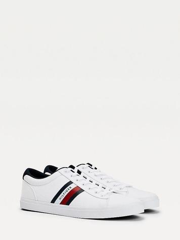 Men's Tommy Hilfiger Essential Pure Cotton Sneakers White | DJVI24103 offers at R 868 in Tommy Hilfiger