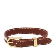 Fossil Women's Heritage D-Link Brown and White Leather Strap Bracelet - JF04368710 offers at R 699,5 in Watch Republic