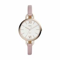 Fossil Women's Annette Pink Round Leather Watch - ES4356 offers at R 2099,3 in Watch Republic