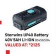 Sterwins - Up40 Battery 40v 5ah Li - Ion offers at R 2125 in Leroy Merlin