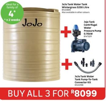 Jojo - Tank Water Tank Wintergrass 5250 Litre offers at R 8099 in Leroy Merlin
