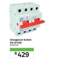 Changeover Switch Din 2p 63a offers at R 429 in Leroy Merlin