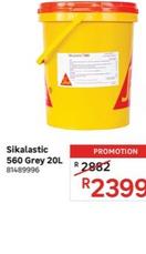 Sikalastic 560 Grey 20l offers at R 2399 in Leroy Merlin