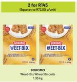 Bokomo - Weet-Bix Wheat Biscuits offers at R 72,5 in Makro