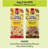 Bakers - Good Morning Breakfast Biscuits offers at R 37,5 in Makro