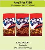 King Snacks - Pretzels offers at R 40 in Makro