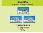 Teaspoon Tips - Tea Bag Pouch offers at R 18,33 in Makro