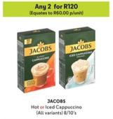 Jacobs - Hot Or Iced Cappuccino offers at R 60 in Makro