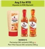 Nando's - Perinaise Or Peri-Peri Sauce offers at R 38,33 in Makro