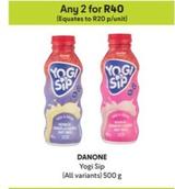 Danone - Yogi Sip offers at R 20 in Makro