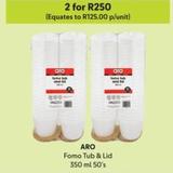 Aro - Fomo Tub & Lid offers at R 125 in Makro