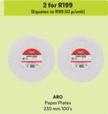 Aro - Paper Plates offers at R 99,5 in Makro