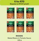 Rhodes - Baked Beans In Tomato Sauce offers at R 11,67 in Makro
