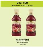 Wellington's - Tomato Sauce offers at R 30 in Makro