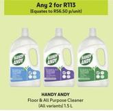 Handy Andy - Floor & All Purpose Cleaner offers at R 56,5 in Makro