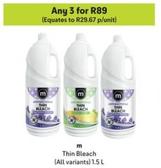 M - Thin Bleach offers at R 29,67 in Makro