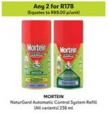 Mortein - Naturgard Automatic Control System Refill offers at R 89 in Makro