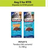 Petley's - Tenders offers at R 57,5 in Makro