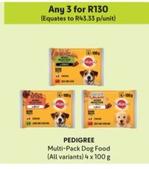 Pedigree - Multi-Pack Dog Food offers at R 43,33 in Makro